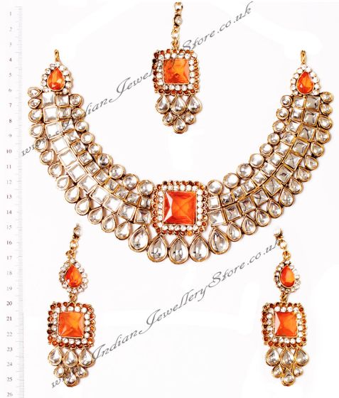 CLIO Kundan Set NAOK02836 Indian Jewellery