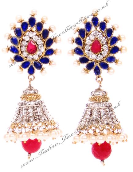 DIAH Jhumka Earring ESLA03045 Indian Jewellery
