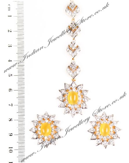 Elegant Tikka and Studs IGYA04370 Indian Jewellery