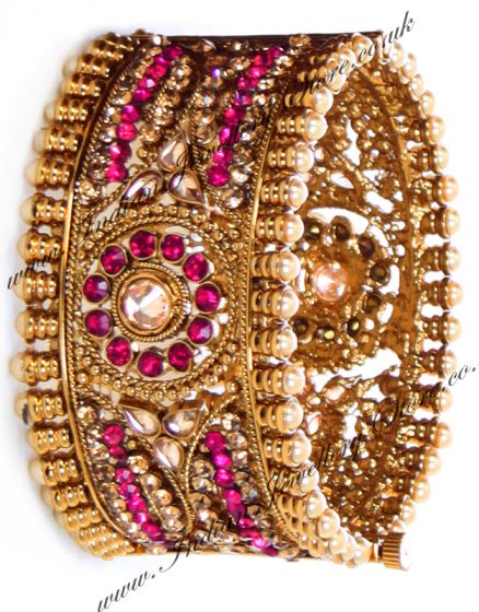 1 x Jaswinder Wide Bangles WAPA10185 Indian Jewellery