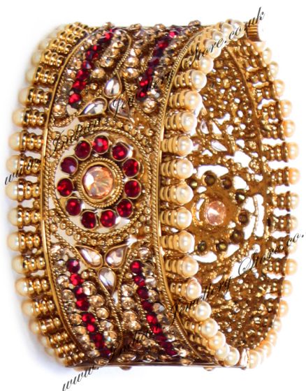 1 x Jaswinder Wide Bangles WARA10187 Indian Jewellery
