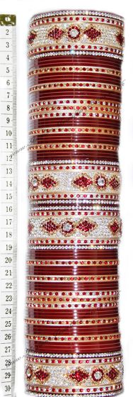 2-Hands Bridal Chura 2.6 UARC0680 Indian Jewellery