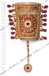 1 x Maroon Rajasthani Cuff - Panja, 2.4 WARC04832 Indian Jewellery