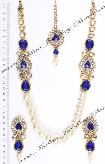 DHOOP Long Pearl Mala NALK04705 Indian Jewellery