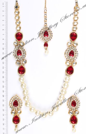 DHOOP Long Pearl Mala NARK04713 Indian Jewellery