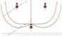 Kamal Earrings and Matha Patti DAUC04573 Indian Jewellery