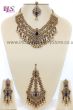 Golden Stone Bridal Jhoomer Set - Eesha BALC10733 Indian Jewellery