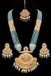 Statement Asian Indian/Pakistani Kundan Long Necklace Set NELK12312 Indian Jewellery