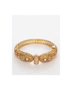 22k Effect, Royal Jaali Kara Bangle 2.6 WENP12247 Indian Jewellery