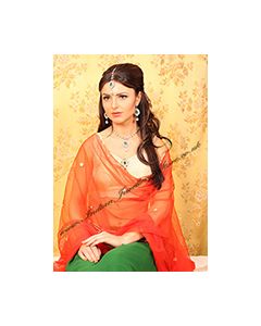 3-Colour Necklace Set NGGA04638 Indian Jewellery