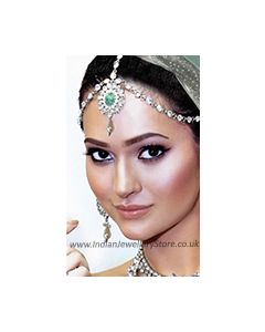 Mint Green 1-line Matha Patti - Anushka DSGA10482 Indian Jewellery