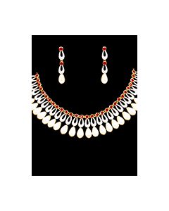 Elegant American Diamond Set NERA10860C Indian Jewellery