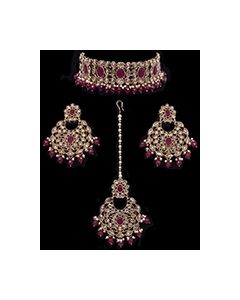 Heritage Antique Indian Beaded Jewellery Set NARA12106 Indian Jewellery