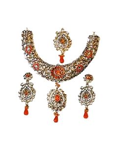 MEESHA Kundan Necklace Set NGWK10531C Indian Jewellery