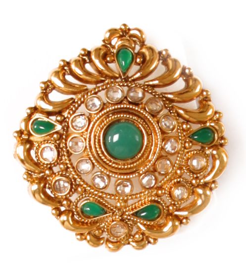Large Rajasthani Ring RGGP03760 Indian Jewellery
