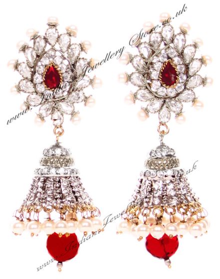 DIAH Jhumka Earring ESRA03510 Indian Jewellery