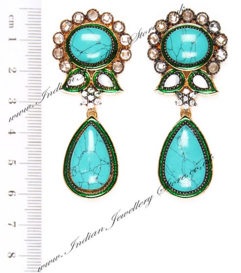 Leena Earrings EGLP03896 Indian Jewellery