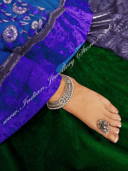 Afreen Payal (Indian Anklet) YSWC04472 Indian Jewellery