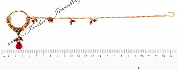 Medium Bridal Nath TAAP04492 Indian Jewellery