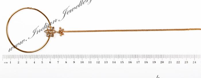 Large Simple Jodha Akbar Bridal Nath TAWP04496 Indian Jewellery