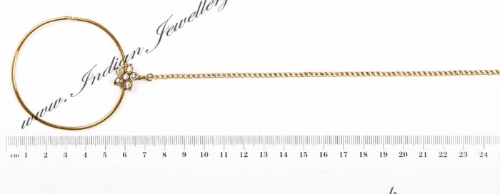 Jodha X-Large Bridal Nath No.11 TGWC04511 Indian Jewellery