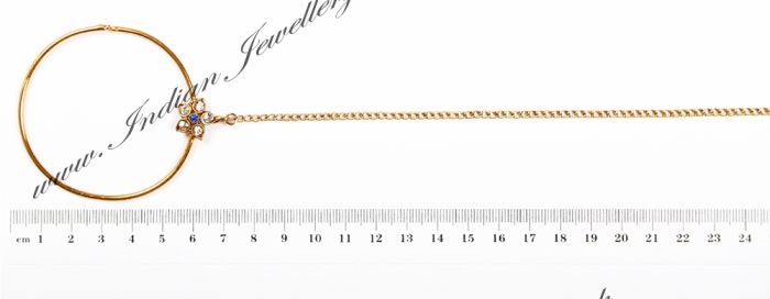 Jodha X-Large Bridal Nath No.11 TGGC04512 Indian Jewellery