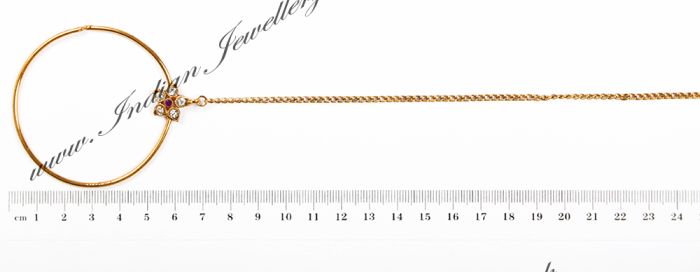 Jodha X-Large Bridal Nath No.11 TGUC04516 Indian Jewellery