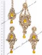 Rhumi Ear-Tikka-Passa Kundan IAYK04770 Indian Jewellery