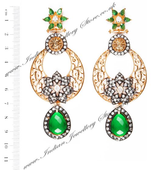NISHA Indian Earrings EAGA04061 Indian Jewellery