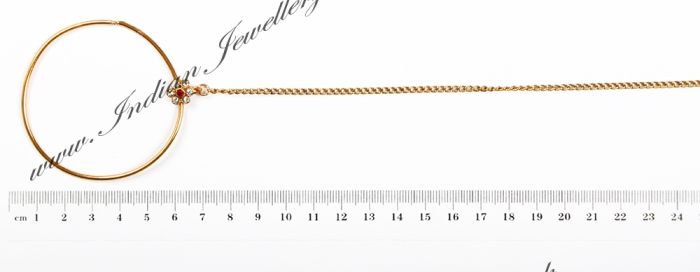 X-Large Simple Nath No.10 TGRC04510 Indian Jewellery