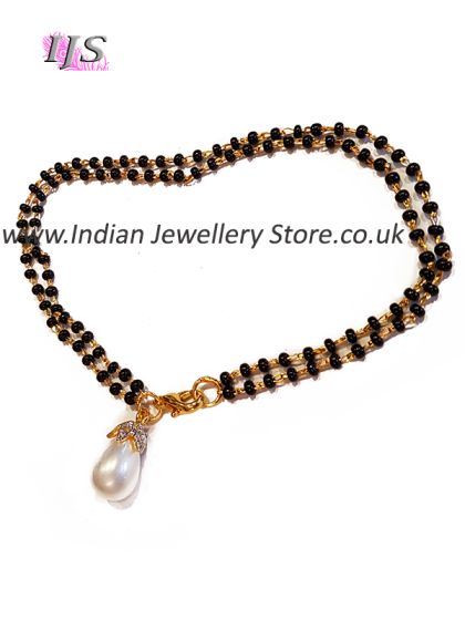 Pearl Hand Mangalsutra Bracelet MGWA10887 Indian Jewellery