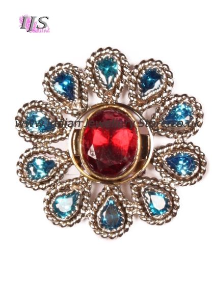 Large silver flower ring ASLA10925 Indian Jewellery