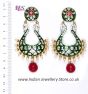 Neha Large Indian Earrings ESAA04346 Indian Jewellery