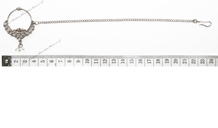Heeramandi Medium Nath - Silver TSWP02431 Indian Jewellery