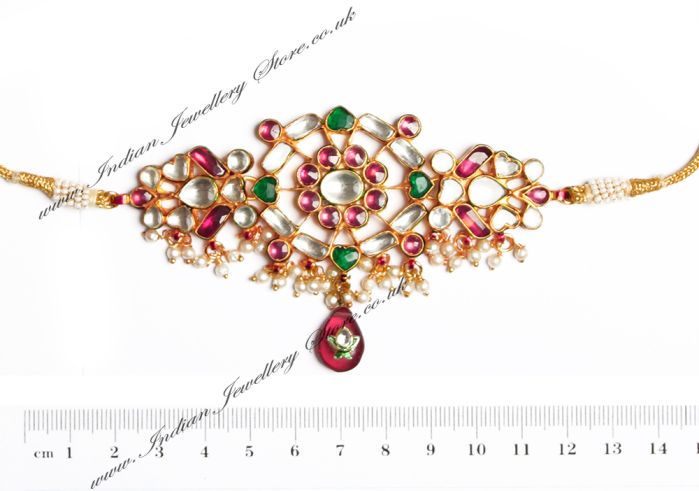 Mughal Large Bajuband VGGK04657 Indian Jewellery