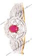 Laila Fine American Diamond Bracelet - Ruby WGRA03590 Indian Jewellery