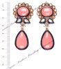 Leena Peach Earrings EGPP03909 Indian Jewellery