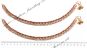 Polki Indian Anklet / Payal YARP04461 Indian Jewellery