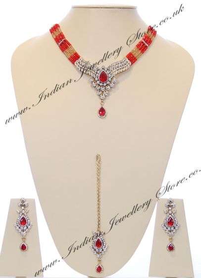 Deviya Necklace Set NARC04846 Indian Jewellery