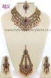 Golden Stone Bridal Jhoomer Set - Eesha BAPC10734 Indian Jewellery
