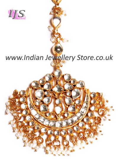 Heeramandi Inspired Luxury Kundan, Statement Indian Tikka ZGWK02725 Indian Jewellery