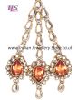 PRIYA Jhumar - Antique gold & Orange PAOK0249 Indian Jewellery