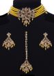 Delicate Beaded Indian Choker, Earrings & Tikka NAYA11760 Indian Jewellery