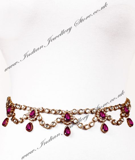 ISHEEKA Kundan Saree Belt LAUK03423 Indian Jewellery