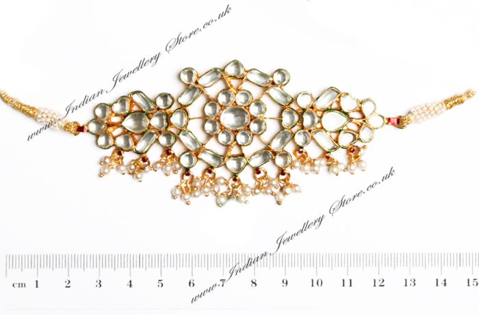 Mughal Large Bajuband VGWK04655 Indian Jewellery