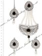 Mia Stud Earrings, Tikka & Pearl Jhumar Set ISBC10236 Indian Jewellery