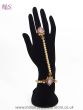 2 x Pastel & Champagne Crystal, Pearl Indian Hand Harnesses HAPC12365C Indian Jewellery