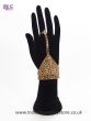 1 x Statement Champagne Crystal Hath Panja HENC11402 Indian Jewellery