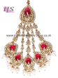 Heeramandi White American Diamond Antique Pakistani Jhumar PAWL11041C Indian Jewellery
