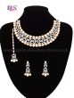 Sophisticated American Diamond Set - Karen NEWA10861 Indian Jewellery